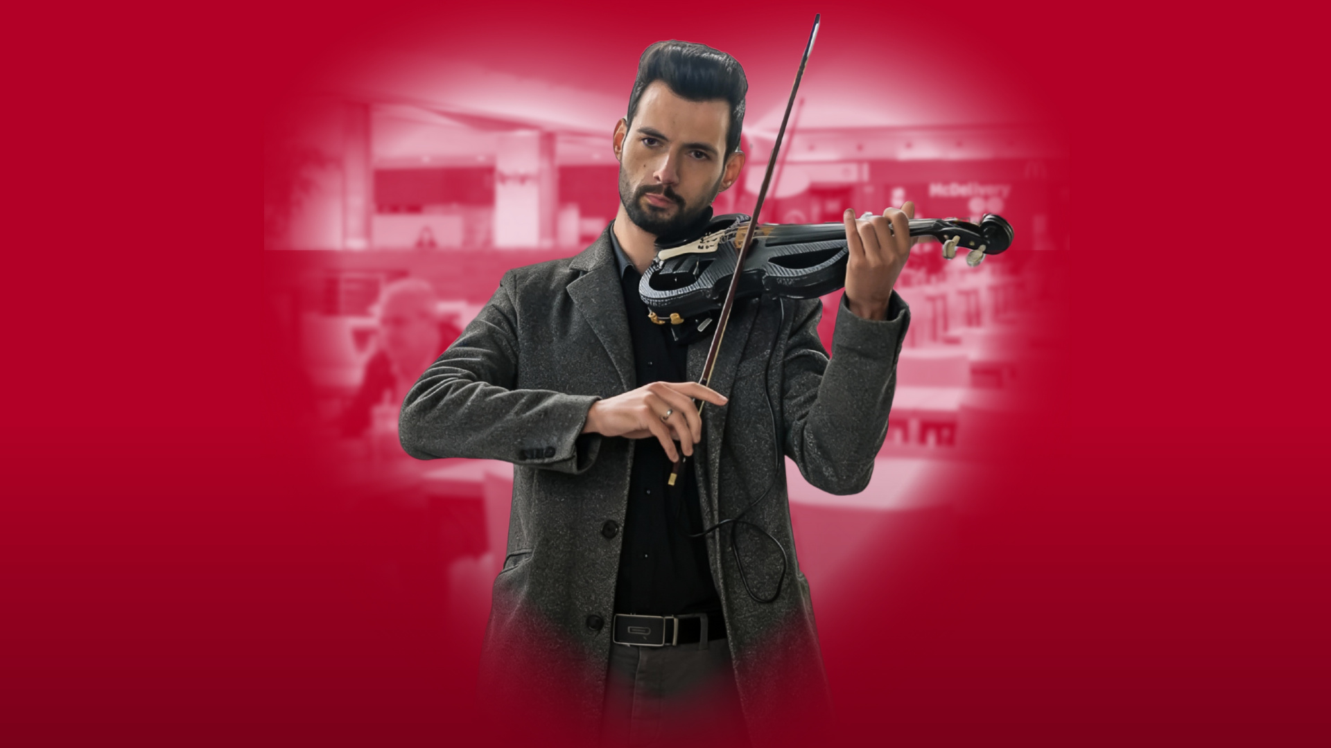 Violinista Dia dos Namorados Ferrara