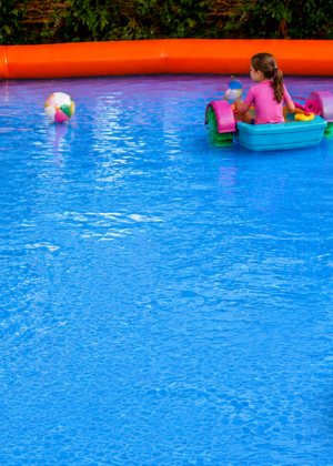 Piscina de Barquinhos no Ferrara Plaza